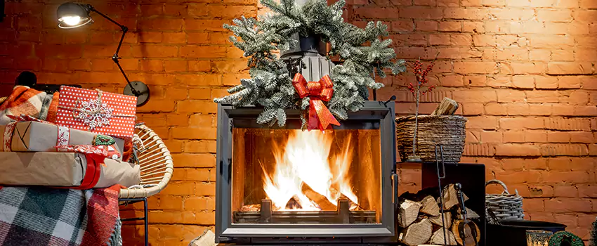 Travis Industries Linear Gas Fireplace Installation in Vincennes, Indiana