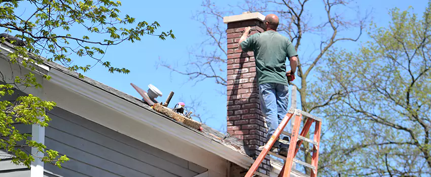 Vinyl and PVC Chimney Flashing Installation in Vincennes, IN